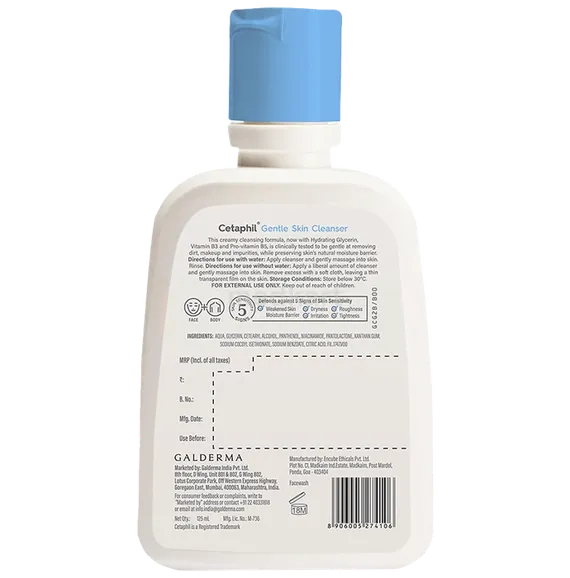 cetaphil gentle skin cleanser 125 ml